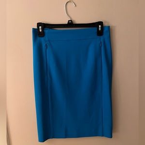 Diana vonFurstenberg  royal blue skirt with zip pockets